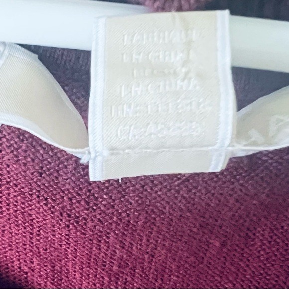 Michael Kors Red Peek-a-Boo Shoulder w/ Flared Sleeves- Rhinestone accents. - Picture 7 of 8